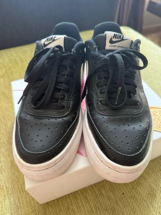 Nike Court Vision Alta Negro/Blanco