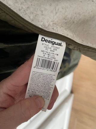 Chaqueta Desigual Desmontable Talla M