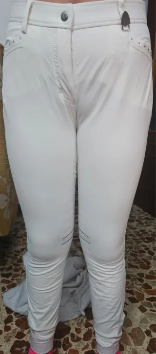 Pantalón blanco montar a caballo