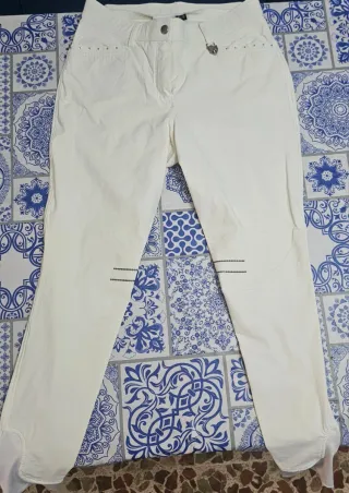 Pantalón blanco montar a caballo