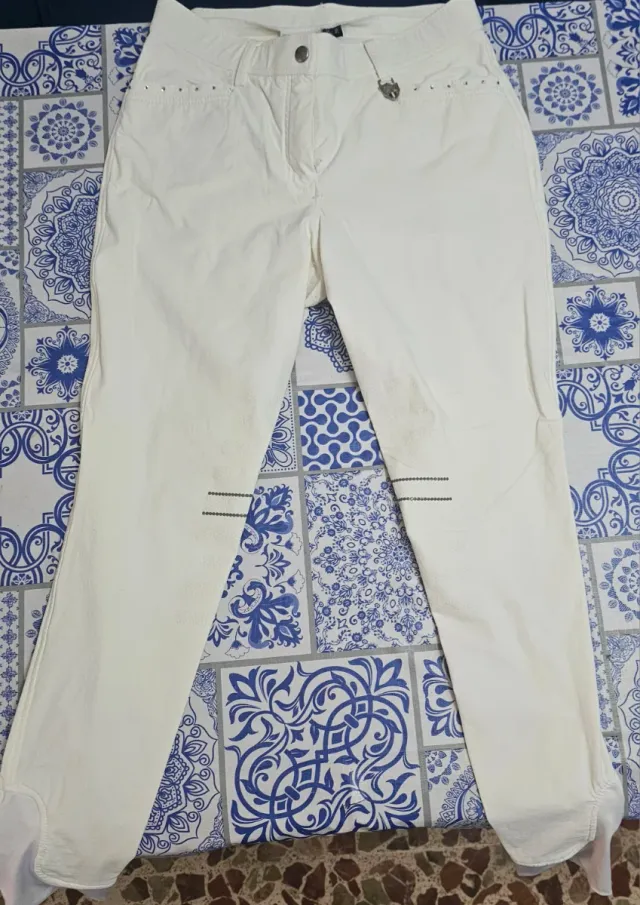 Pantalón blanco montar a caballo