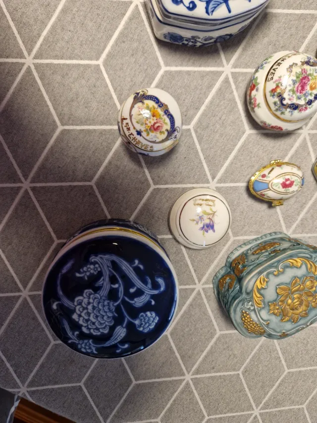 Colección 10 Cajas Porcelana