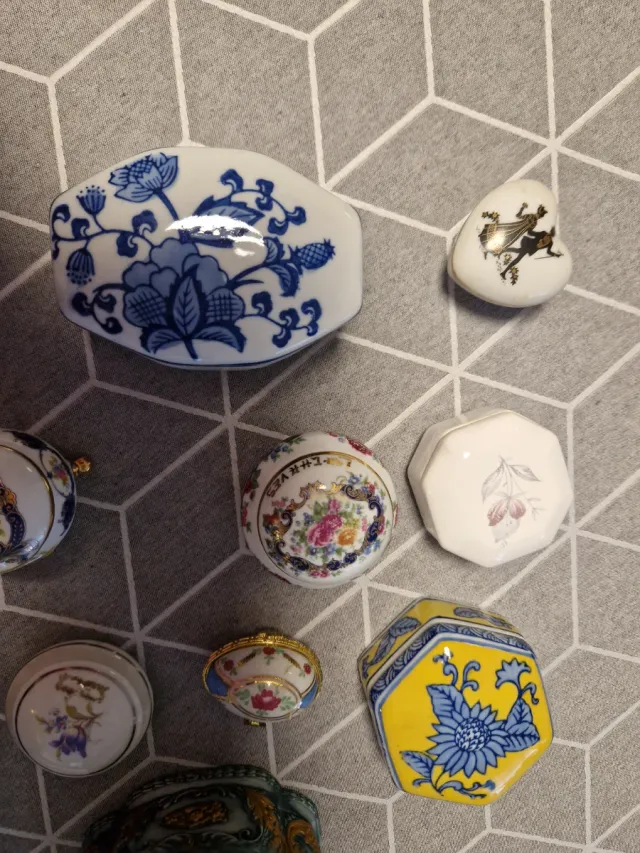 Colección 10 Cajas Porcelana