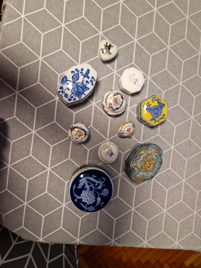 Colección 10 Cajas Porcelana