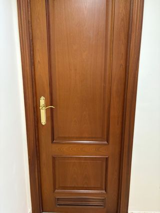 Puerta interior de madera