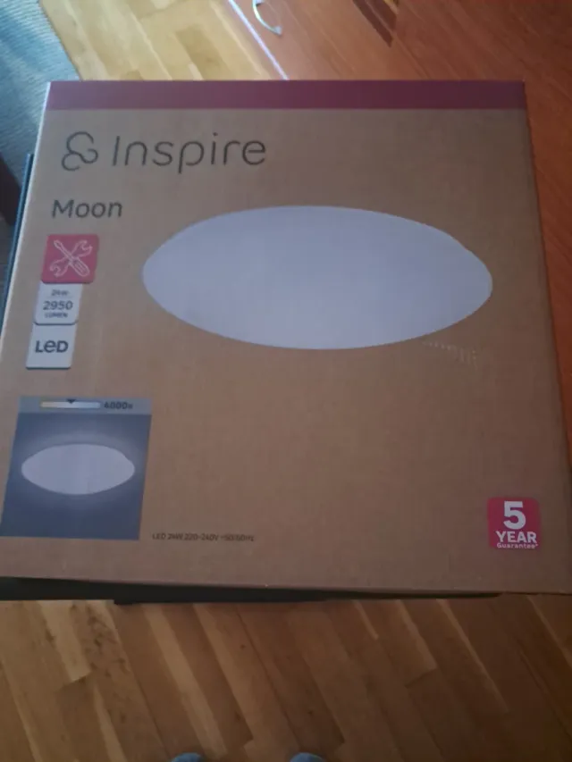 Plafón de techo de cristal blanco