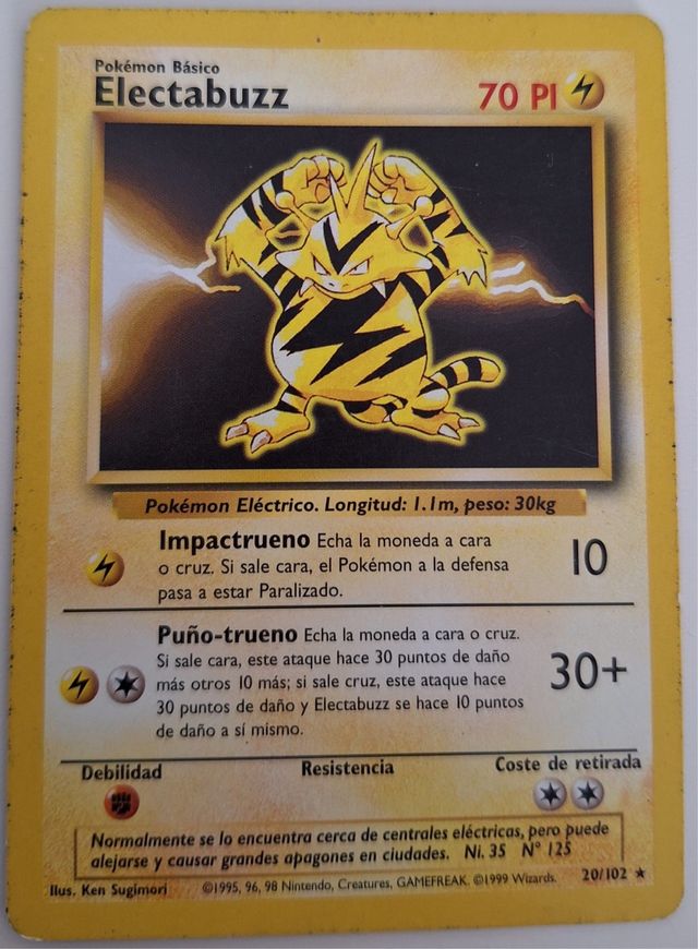 Carta Pokémon Electabuzz 20/102