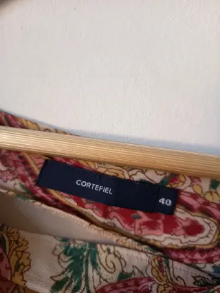 Falda larga Cortefiel volantes talla 40