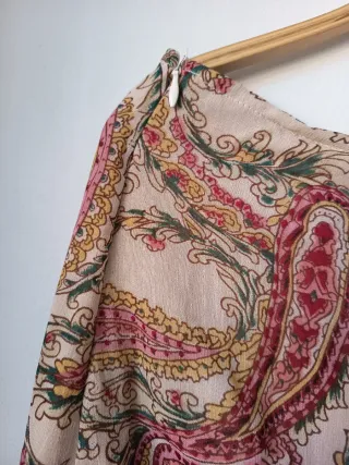 Falda larga Cortefiel volantes talla 40