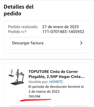 Cinta de andar y correr TOPUTURE