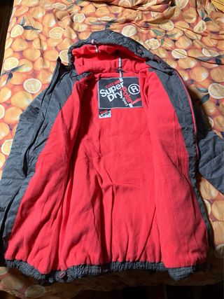 Giacca Superdry donna L grigia interno rosa