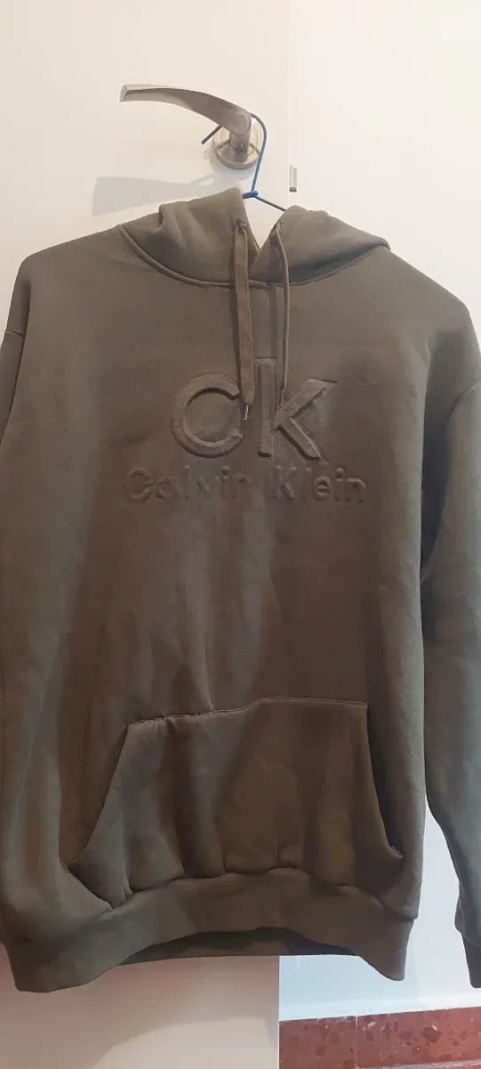 Sudadera Calvin Klein Verde Oliva