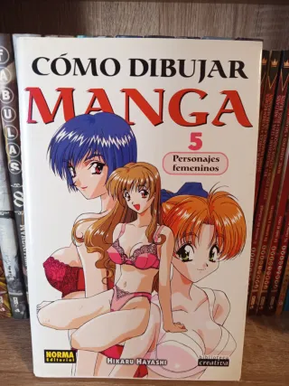 Lote 5 tomos Como dibujar Manga.