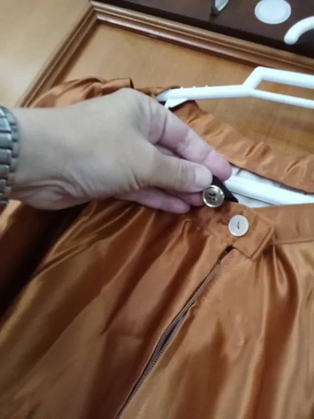 Vestido Golesca Marrón y Dorado