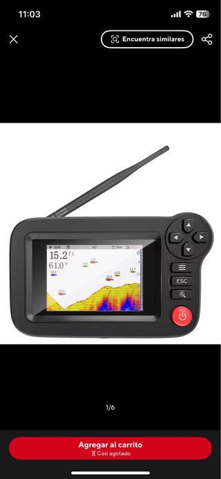 Sonda de pesca portátil