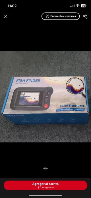 Sonda de pesca portátil