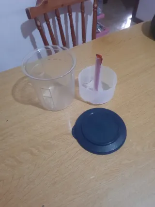 Porta olive trasparente con coperchio