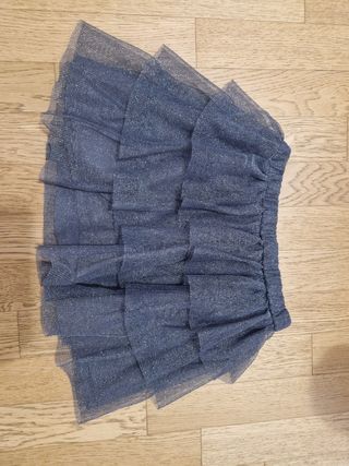 Gonna grigia con tulle Lili Gaufrette tg.9-10