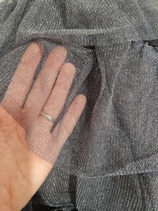 Gonna grigia con tulle Lili Gaufrette tg.9-10