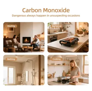 Detector Monóxido de Carbono Heiman