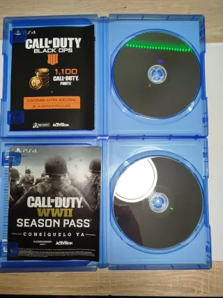 2 Juegos PS4: Call of Duty WWII y Black Ops 4