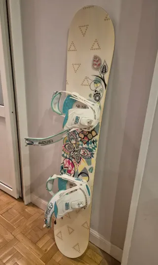 Tabla de Snow Salomon con Fijaciones + Funda