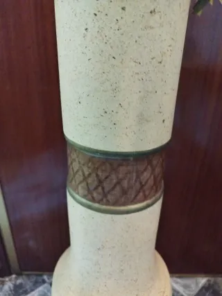 Jarrón Grande Terracota Beige y Marrón