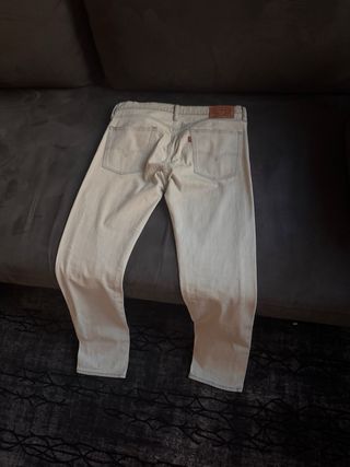 Pantalón Levi's Hombre 513 Beige Talla 32x34