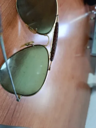 Gafas Aviador Vintage Bausch & Lomb Doradas