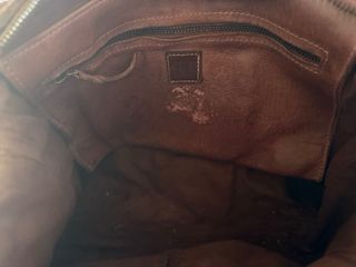 Bolso Piel Biba Marrón Tachuelas