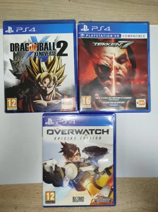3 Juegos PS4: Dragon Ball, Tekken 7, Overwatch