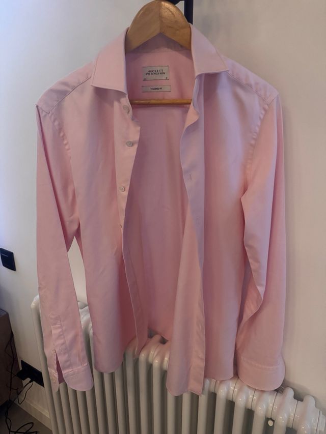 Camicia Hackett Rosa Uomo Taglia M
