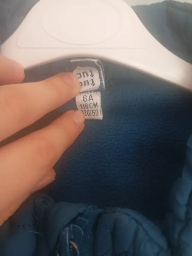 Chaqueta azul marino para niña