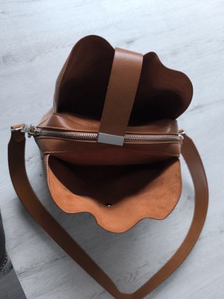 Bolso polipiel marrón