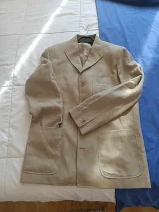 Americana beige hombre talla 50