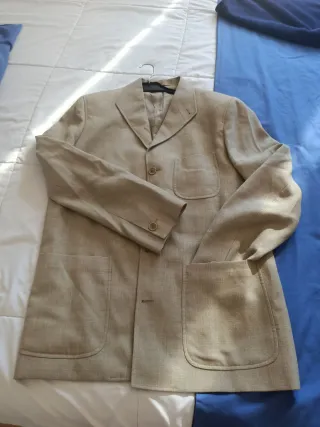 Americana beige hombre talla 50