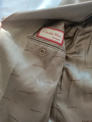 Americana beige hombre talla 50