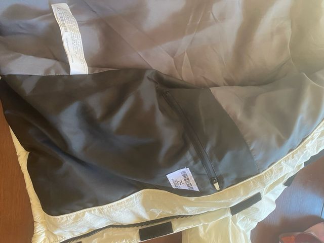 Chaqueta Invierno Blanca XL Bershka