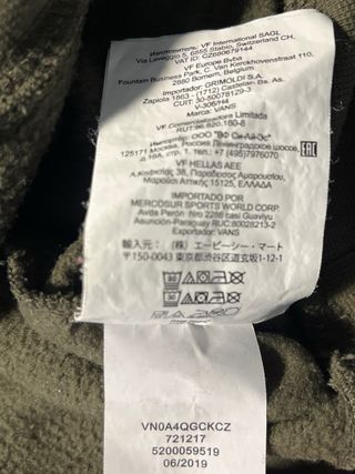 Sudadera Vans Talla L Verde y Amarilla