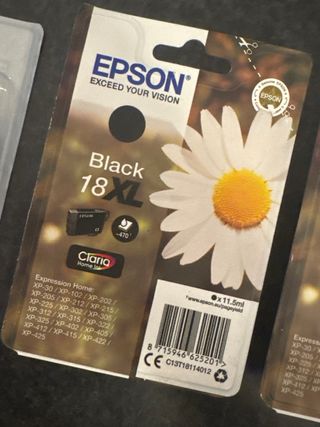 3x Epson 18XL Claria Home Margherita Nero