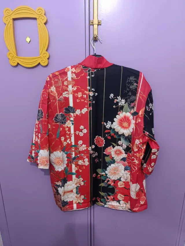 Camisa Kimono Japonés Estampado Floral