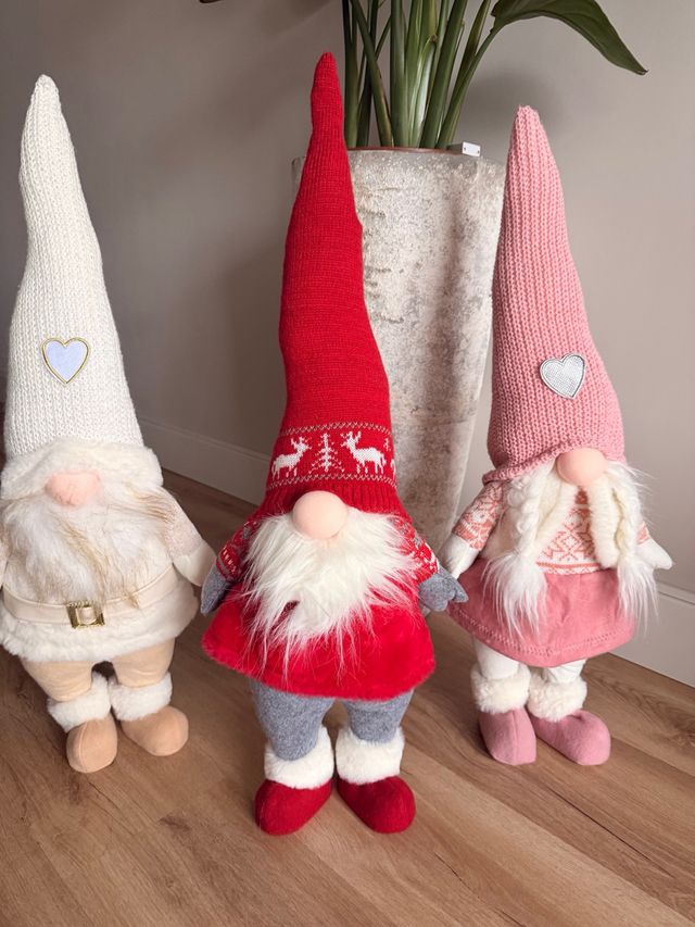 Figuras Gnomos Decoración Navidad
