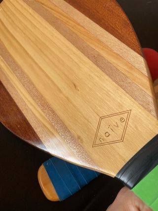 Set Raquetas Playa Madera Naive + Pelota