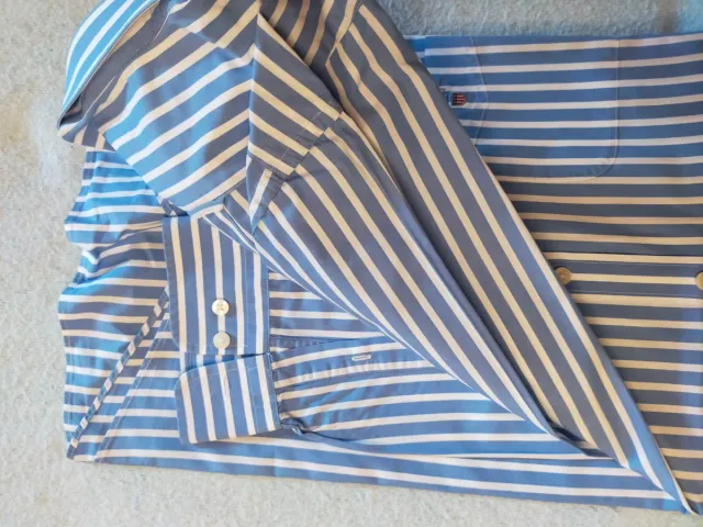 Camisa GANT Rayas Azul Blanco Talla 4 XL