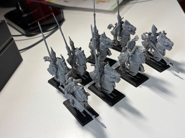 Warhammer Fantasy - Jinetes Altos Elfos Lanza
