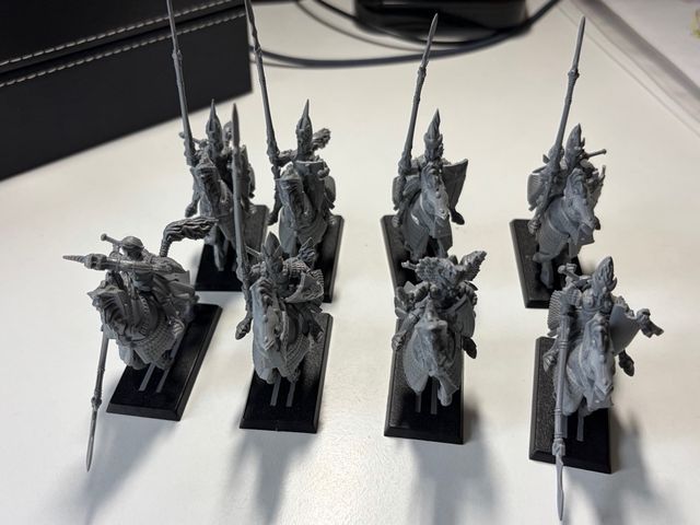 Warhammer Fantasy - Jinetes Altos Elfos Lanza