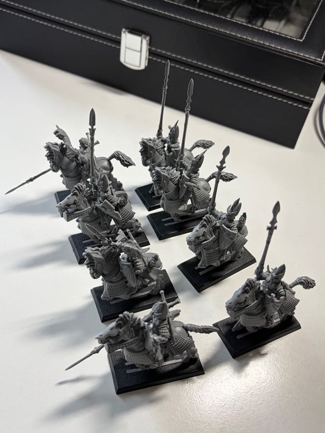 Warhammer Fantasy - Jinetes Altos Elfos Lanza