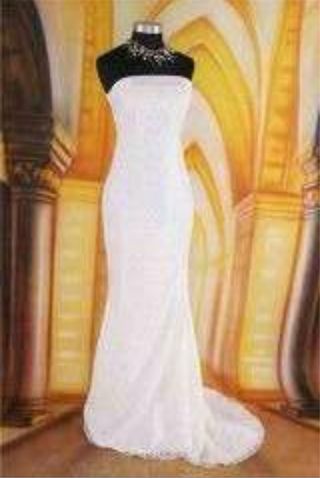 Vestido de Novia a estrenar blanco roto sirena