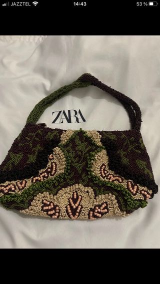 Bolso de fiesta Zara bordado