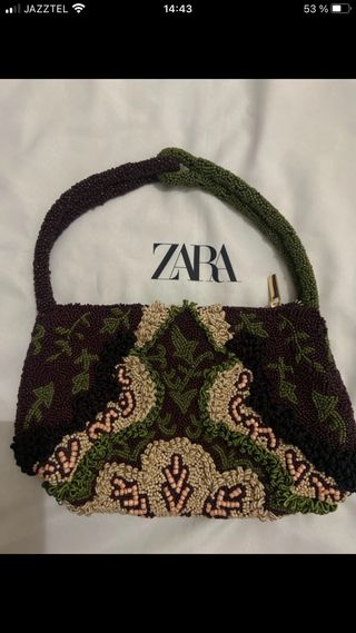 Bolso de fiesta Zara bordado